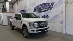 2017 Ford F-350 Platinum Super duty W/ Panoramic sunroof, Tailgate Step Review | Boundary Ford