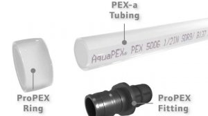 Uponor PEX-a Tubing & ProPEX® Connection Animation