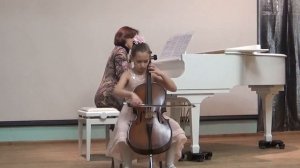 Буркова Мария виолончель Юмореска А. Дворжак