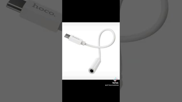 Type-C to 3.5mm adapter audio converter with microphone and wire control support Huawei Samsung Opp