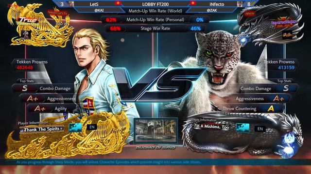 Очередное противостояние против Зака. Бои на мужика FT200 | TEKKEN 7 S4 | смотреть онлайн