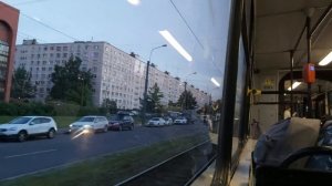 Трамвай, маршрут №62 ЛВС-97К б.1027 (08.06.2021) Санкт-Петербург