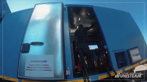 ППУ Юнистим с двумя пультами управления: в кабине шасси и в кунге.