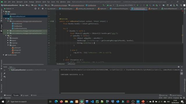 IK322 Mobile Programing Background Process - Broadcast Receiver