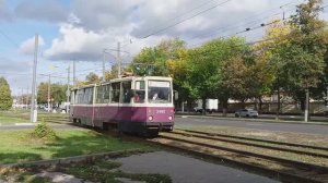 Трамвай 71-605 в Нижнем Новгороде (07.09.2023)