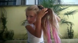 Как заплести косу с искусственными волосами