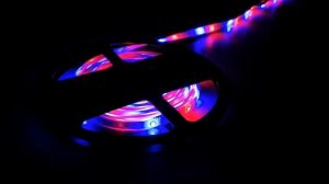 Светодиодная лента RGB разноцветная  с пультом