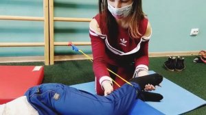 Реабилитация при ДЦП используя элементы Бобат-терапии.