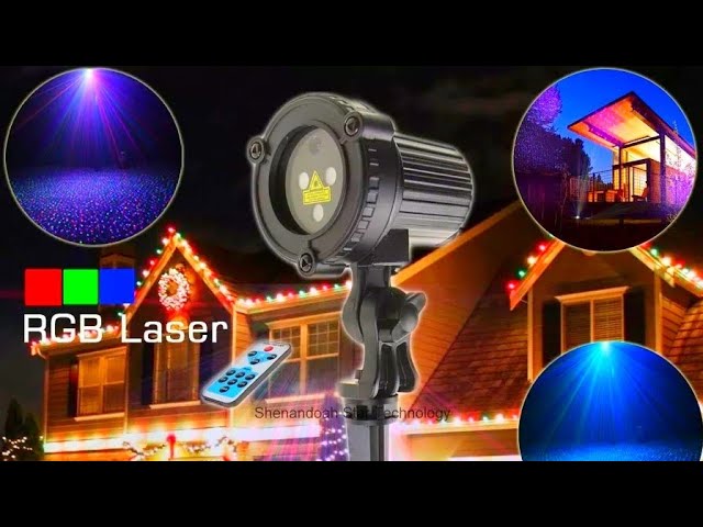 Садовый лазерный проектор Eshini / Garden Laser Projector Eshini