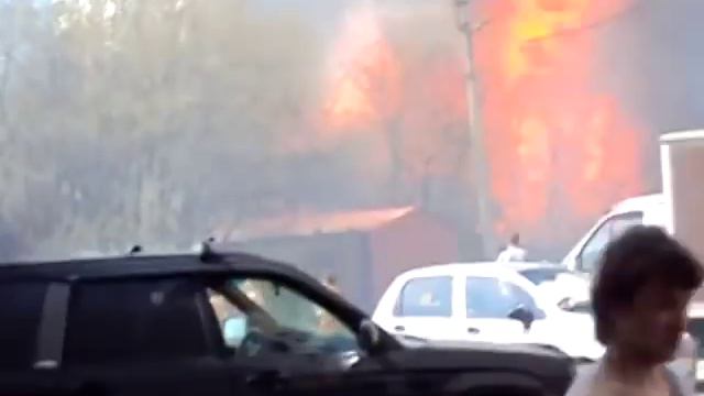 Конаково. Пожар на Александровке
