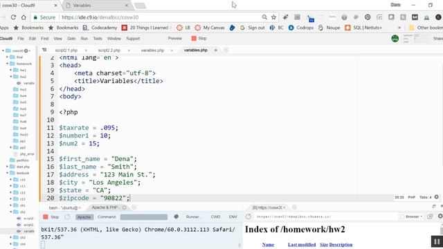 Introduction to PHP Variables смотреть онлайн