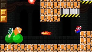 Can Mario Press The Ultimate !-Switch in New Super Mario Bros. Wii ? | Game Animation