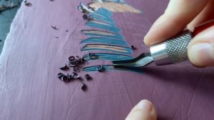 Paint Carving - IS THIS THE NEW LINO CUTTING?