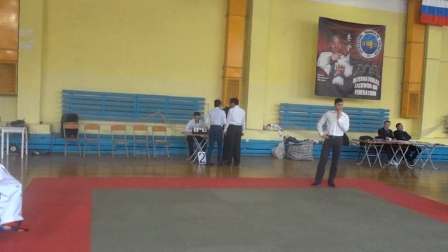 Ногой в голову с разворота - тхэквондо итф - 24.12.2016 смотреть онлайн