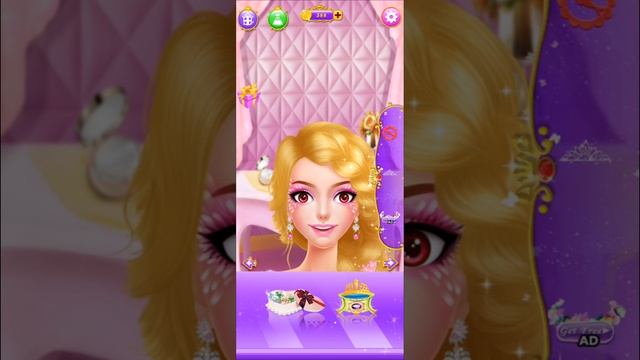 princess makeover -games for girls -Long Hair Princess Salon? смотреть онлайн