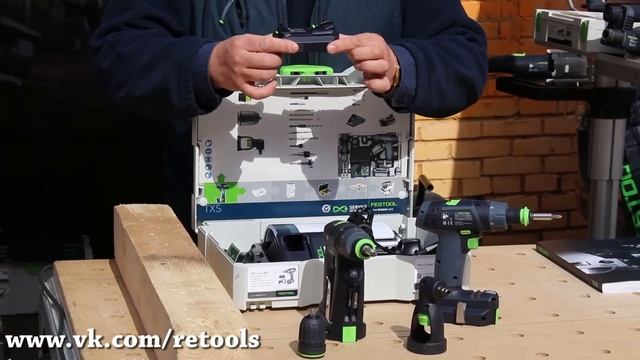 Festool CXS и Festool TXS аккумуляторная дрель шуруповёрт смотреть онлайн