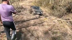 нива на тракторной резине #нива#уаз#offroad #джипы #россия