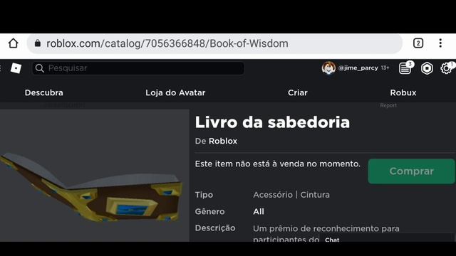 COMO PEGAR O ITEM "Livro da Sabedoria" NO ROBLOX! смотреть онлайн