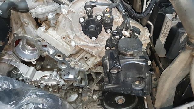 Mercedes Gl500 164. Замена прокладок теплообменника. Заметки. Часть 2. смотреть онлайн