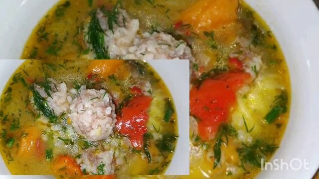 Безупречно вкусный и красивый СУПЧИК С ТЕФТЕЛЯМИ ИЗ ГОВЯЖЬЕГО ФАРША смотреть онлайн