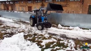 Погрузчик ПФ-1 на МТЗ 80(82)