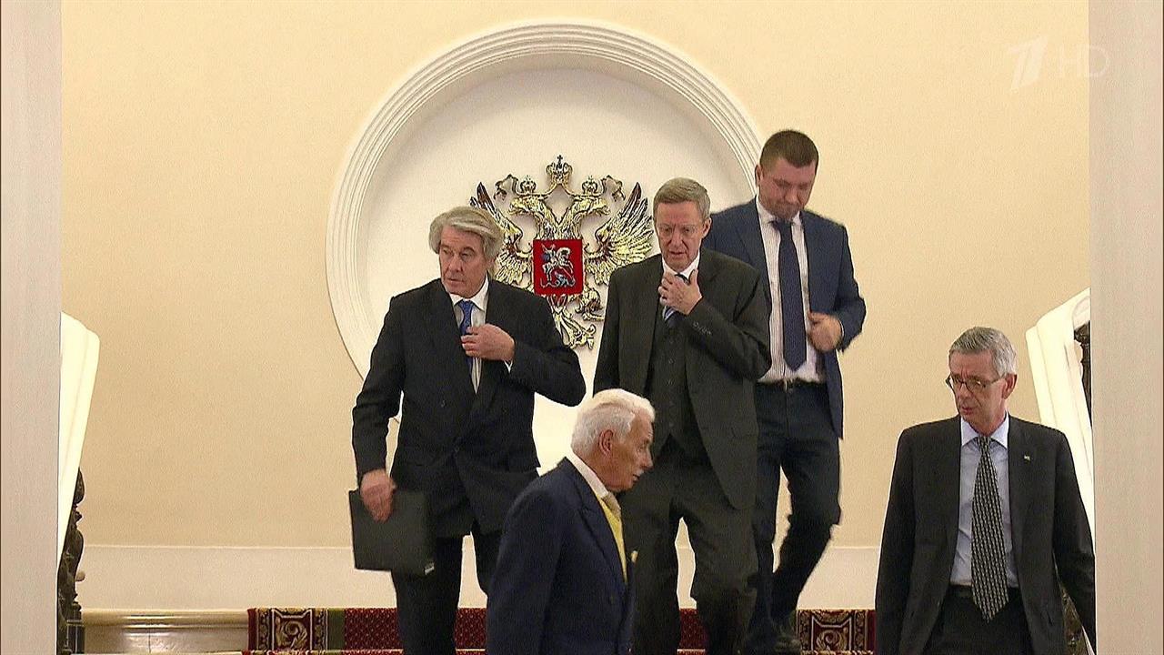 Владимир Путин встретился с представителями немецких компаний-гигантов