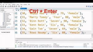 Creating sample MySQL student table using SQL dump in Workbench