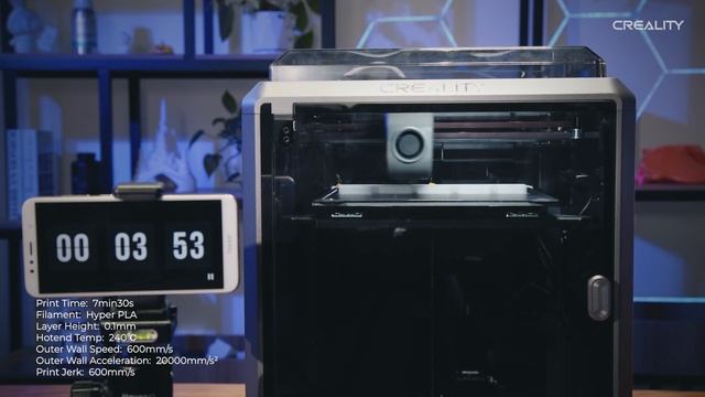 Speed Meets Quality: Check Out K1's Incredible Section-Solid H20 Print in 7Min 30s