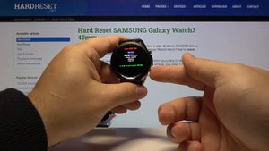 How to Factory Reset Samsung Galaxy Watch 3 - Hard Reset Smartwatch