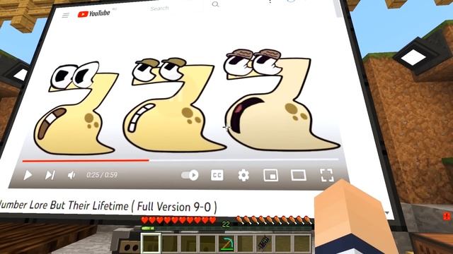 ЦИФРЫ ЛОРА ОТ РОЖДЕНИЯ ДО СТАРОСТИ В МАЙНКРАФТ ЭВОЛЮЦИЯ 100% ТРОЛЛИНГ ALPHABET LORE МУЛЬТИК