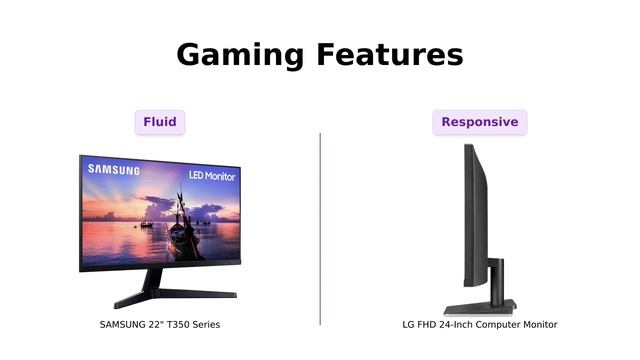 ? Samsung 22" T350 Series vs LG 24" FHD Monitor ?️ смотреть онлайн
