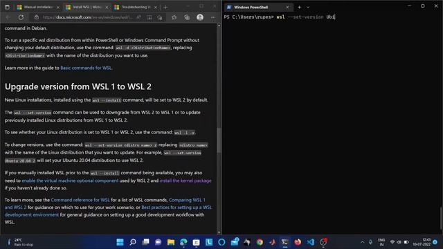 Windows Sub System for Linux setup and utilization in windows 10 and above смотреть онлайн