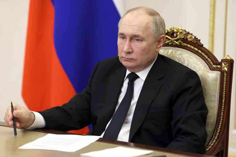 Владимир Путин в первые минуты после известий лб атаке на "Крокус Сити Холл"