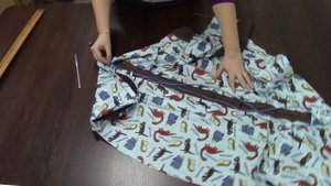 Как сделать кулиску в куртке