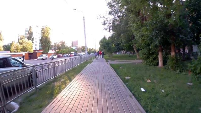 Поездка на велосипеде по городу SJCAM SJ6 LEGEND смотреть онлайн