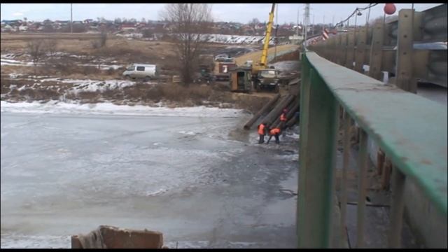 Как проходят работы на Красном мосту смотреть онлайн