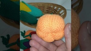 Изучение овощей. Овощи вязаные крючком. Декор. Своими руками.