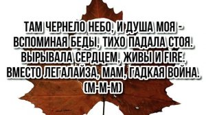 ТЕКСТ ПЕСНИ XCHO-ЛИСТОК ?
