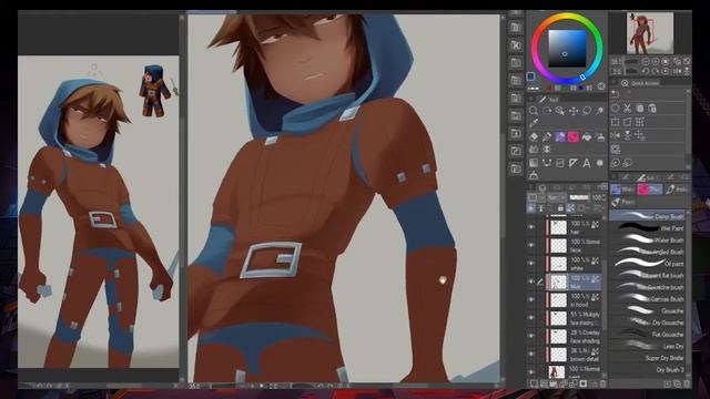 HEX | MINECRAFT DUNGEONS (speedpaint) смотреть онлайн