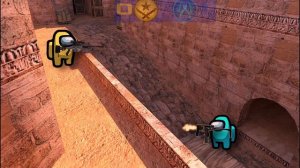 AMONG US ON THE DUST CS GO COUNTER TERRORISTS VS TERRORISTS  (AMONG STRIKE)