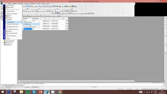 Tutorial de configuração de um projeto de Locação na Estação Total Ruide RST 822 R3 смотреть онлайн