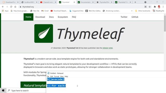 Introduction to Thymeleaf Template Engine | Spring Boot Tutorial in HINDI | Thymeleaf Tutorial #1