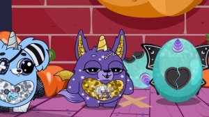 Who Hides in the Spooky Monster Eggs? | Monstercorns - Rainbocorns Stories & Cartoons for Kids