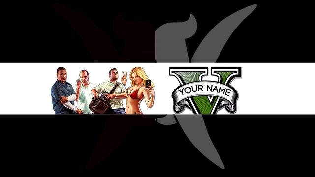 Free banner template GTA Version - Photoshop смотреть онлайн