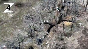 Close trench combat - pro-Russian separatist LNR fighters attack a Ukrainian stronghold