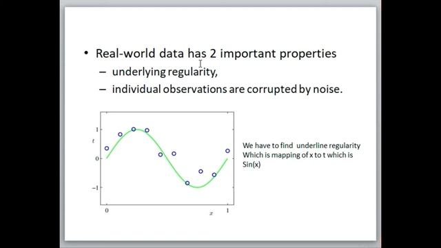 Lecture 30: Types of Machine Learning | Regression problem | Polynomial curve fitting