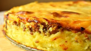 НА ОБЕД ИЛИ УЖИН БЫСТРЫЙ И ВКУСНЫЙ РЕЦЕПТ КАРТОФЕЛЬНОЙ ЗАПЕКАНКИ! Картошка с мясом в духовке.