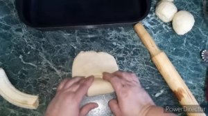Выпечка на кефире// начинка из банана// быстро и самое главное ВКУСНО
