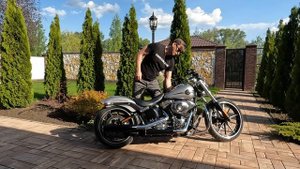 мой новый мотоцикл Harley Davidson Breakout 2014