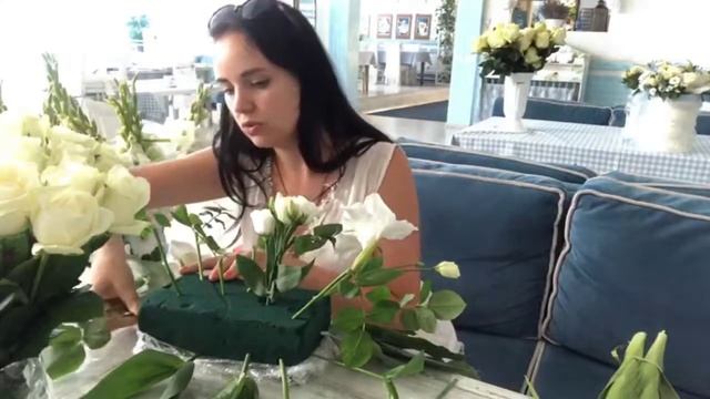 Свадебная флористика. Оформление стола